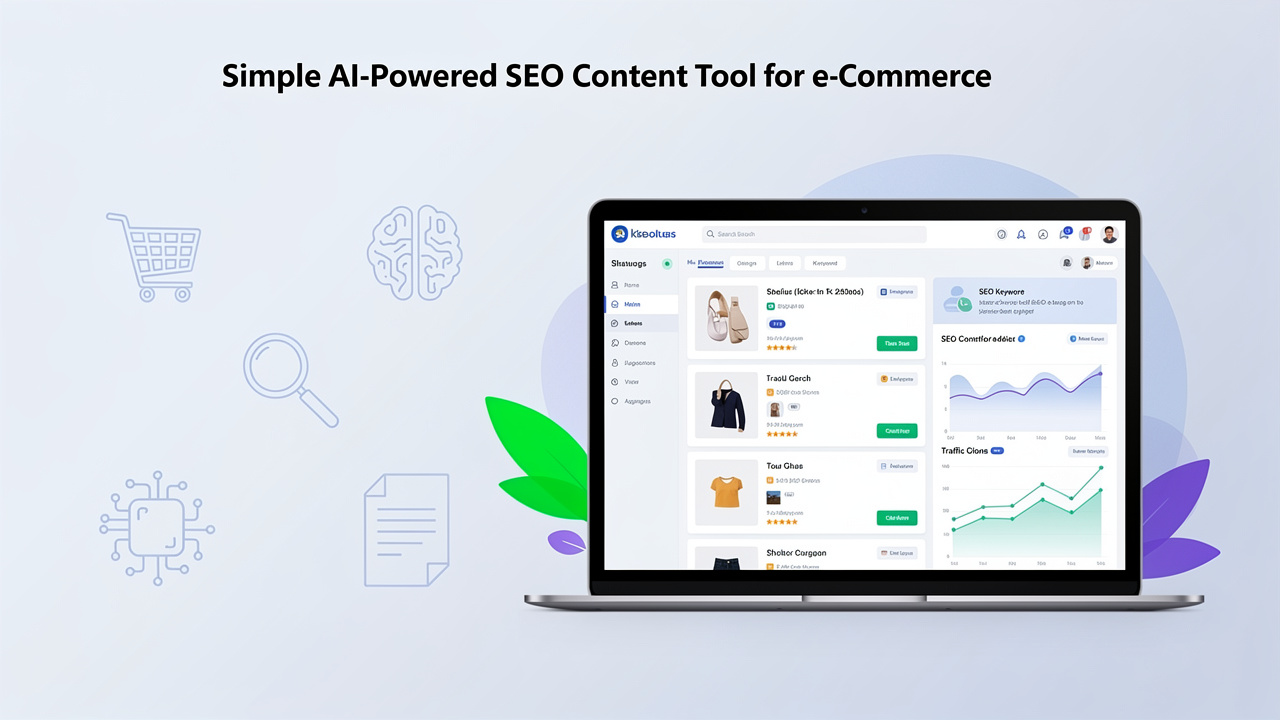 Simple AI SEO Content Tool for E-commerce Scaling