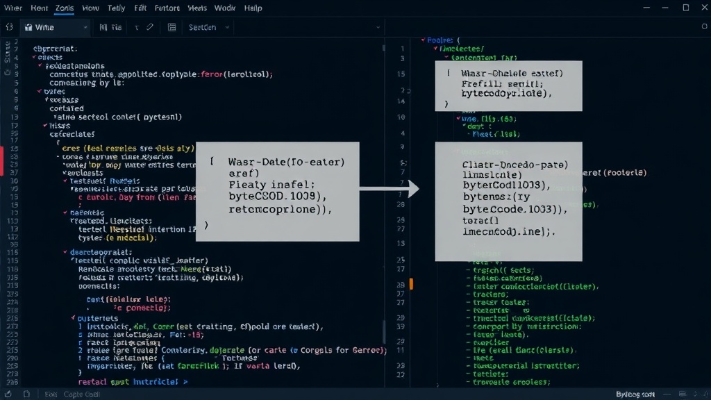 Diagram illustrating Python source code compilation to bytecode.