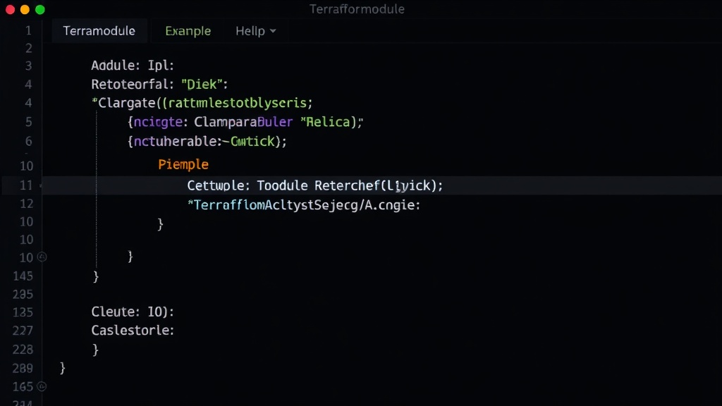 Example of a Terraform module block referencing a Git source