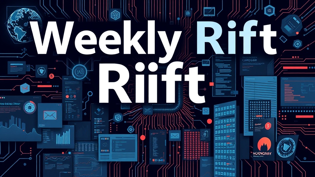 Weekly Rift: AI Regulation, Chip Geopolitics, and the Shifting UX Landscape