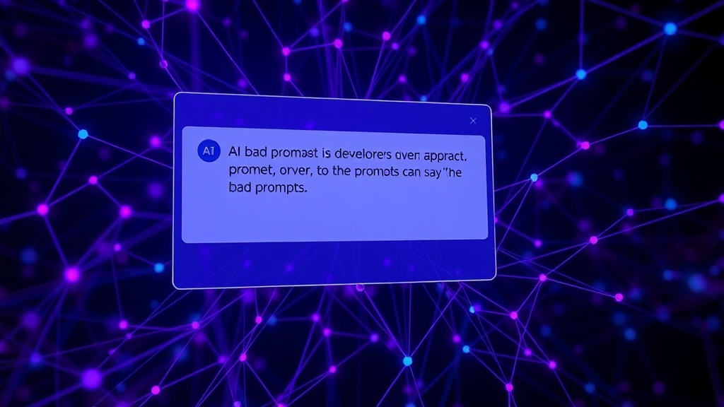AI assistant interface showing a developer's prompt and the AI's critical response.