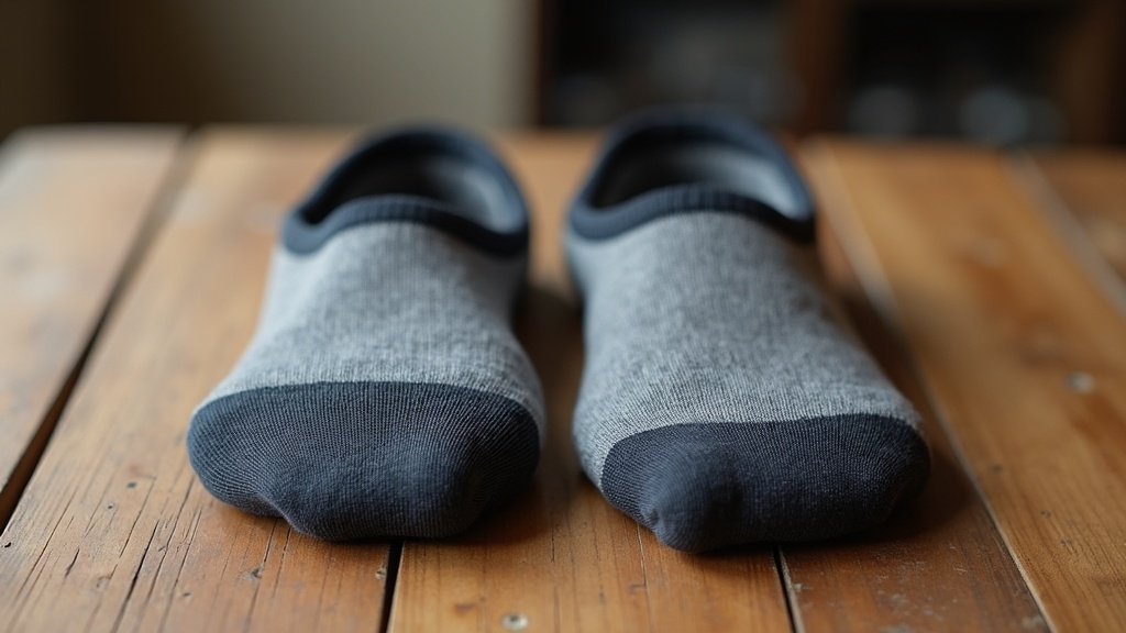 Flat seam work sock compared to regular seam work sock