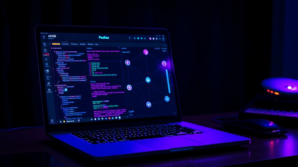Developer's laptop setup running Python server and Obsidian