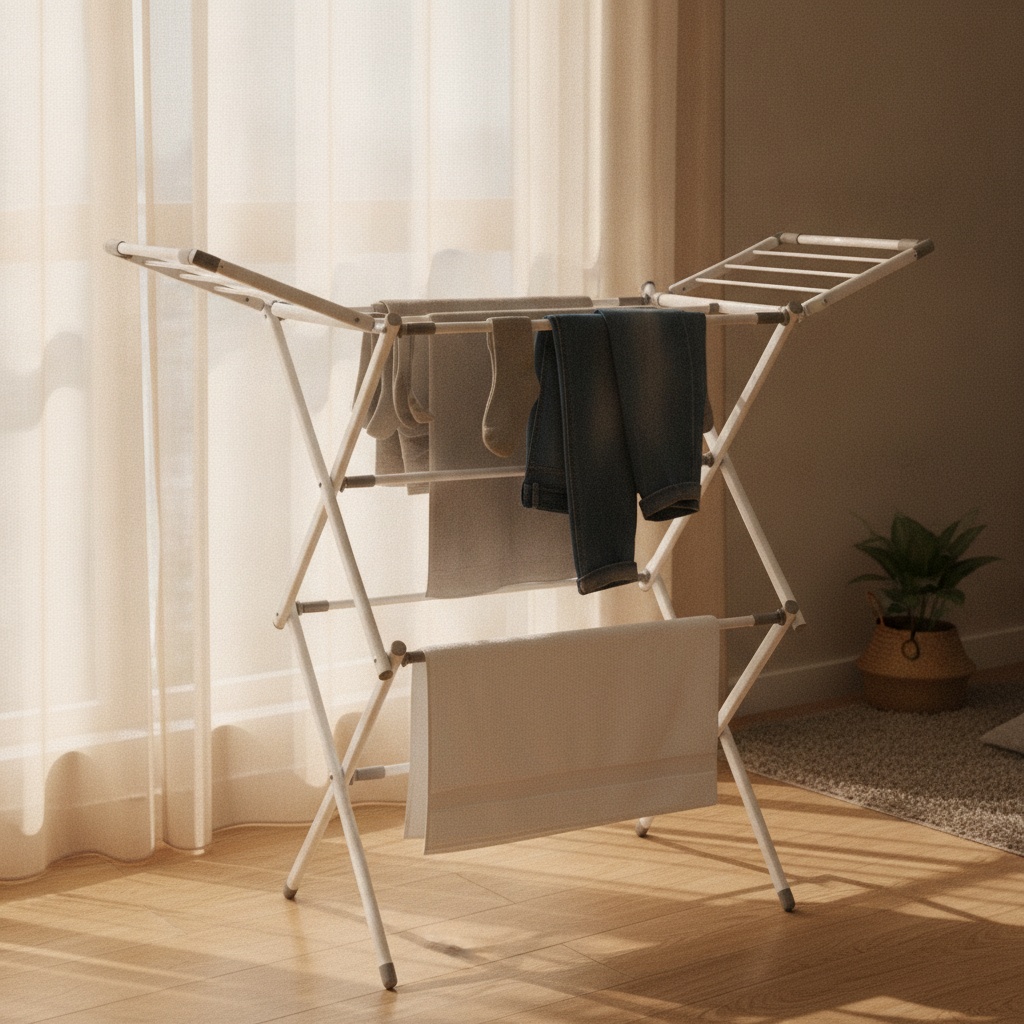 Hang your wet clothes
