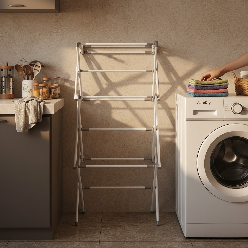 AeroDry 3-Tier Folding Clothes Drying Rack photo 2