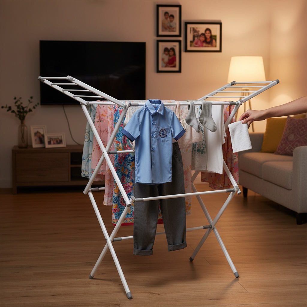 AeroDry 3-Tier Folding Clothes Drying Rack photo 3