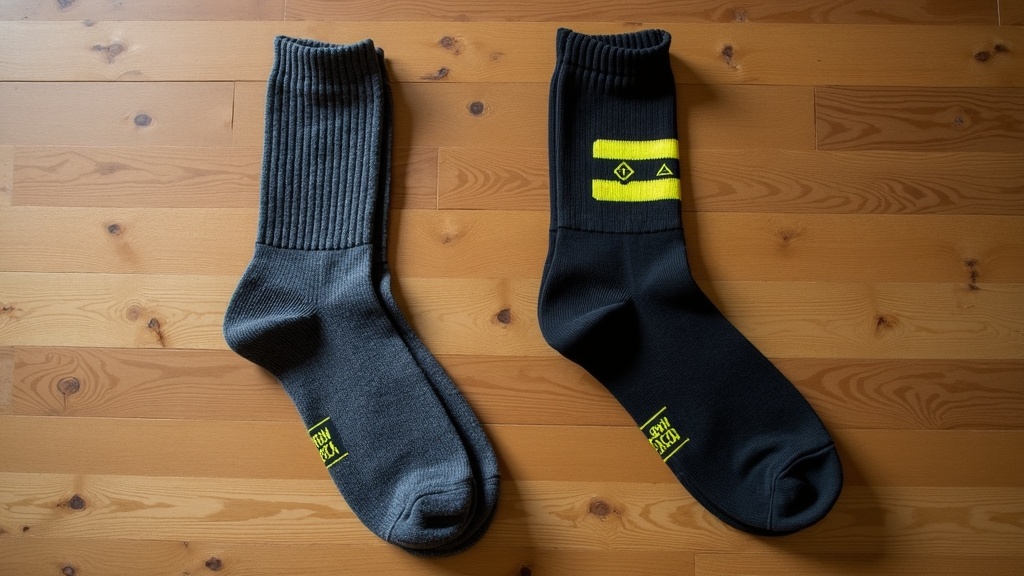 Merino wool vs synthetic work sock comparison