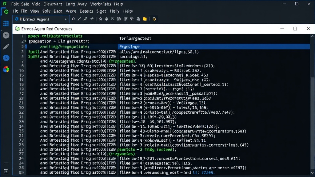 Ernos Agent terminal showing paginated output from a large file read operation