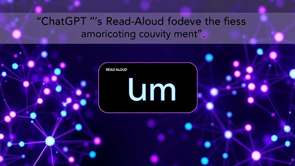 Screenshot of ChatGPT interface showing the read-aloud function