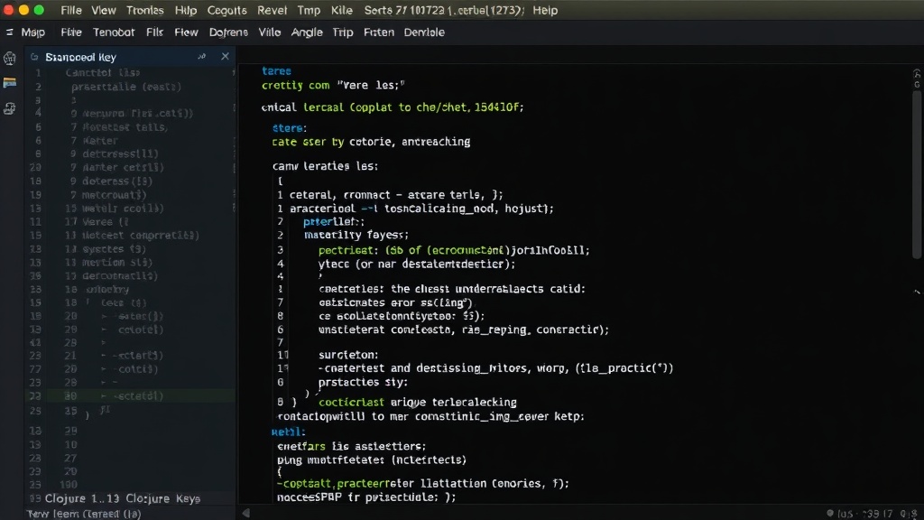 Example of Clojure 1.13 map literal with checked keys syntax in an IDE