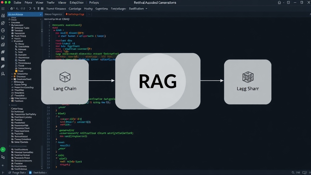 Diagram illustrating the core components of a Retrieval-Augmented Generation (RAG) system