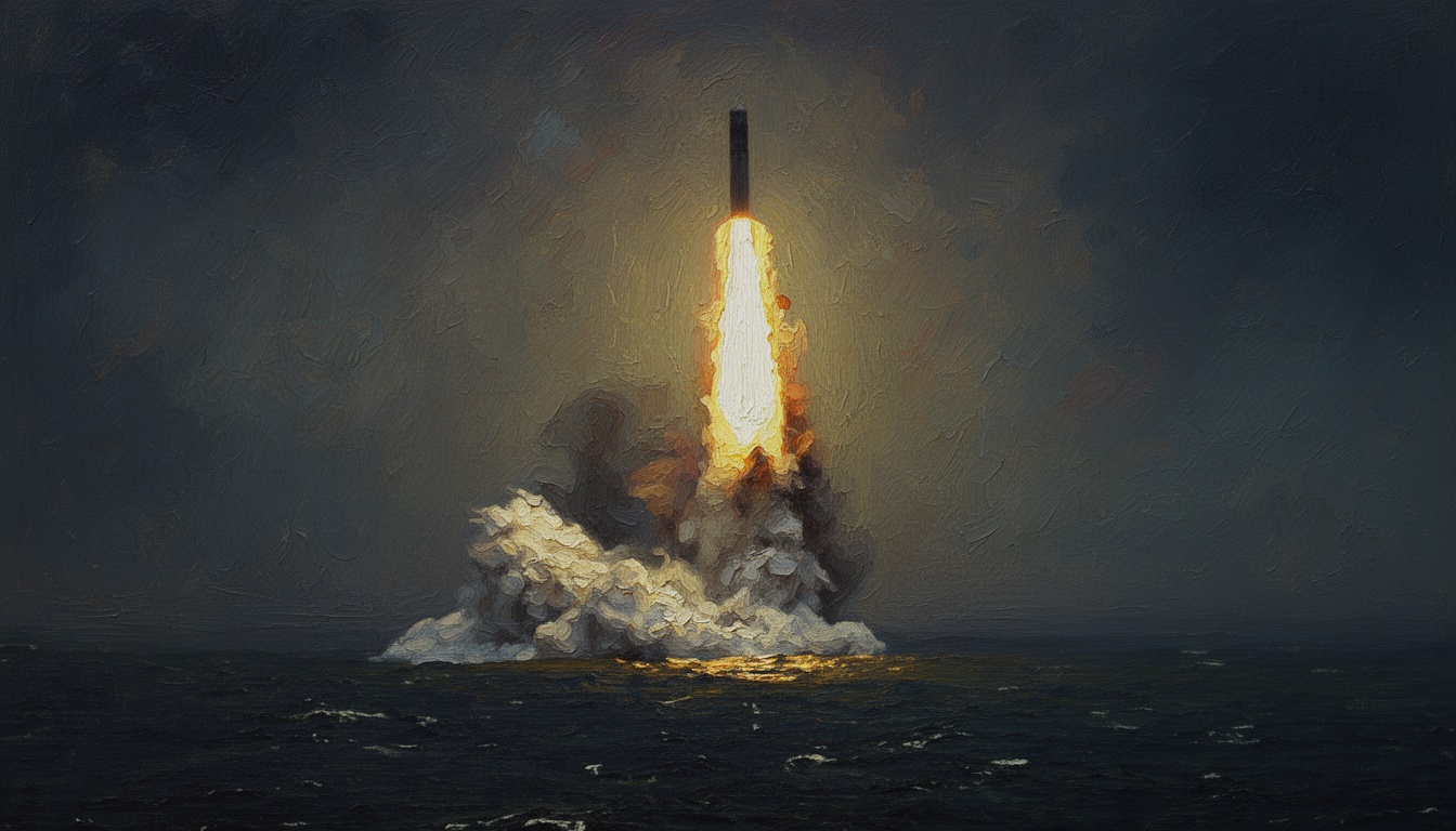 China Conducts Rare Submarine-Launched Ballistic Missile Test