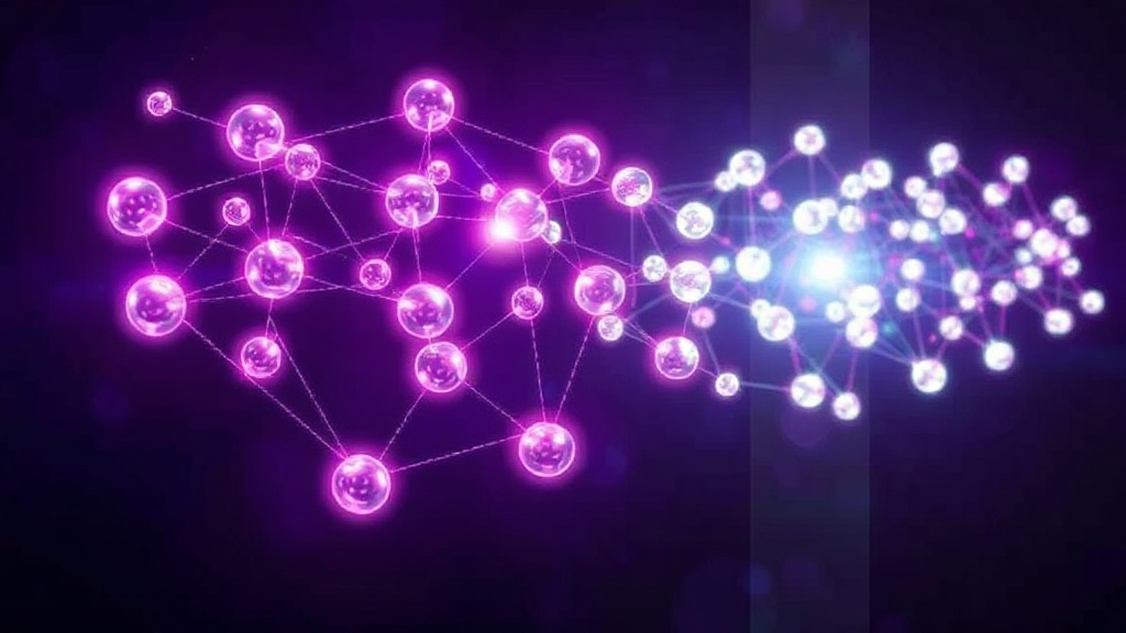 Visual representation of a decision tree for an AI model, showing complexity reduction