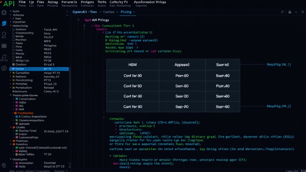 OpenAI API pricing tiers for GPT-4o model