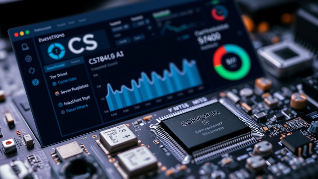 Corvorum OS Server Edition 1.0 dashboard showcasing integrated AI and system resource utilization