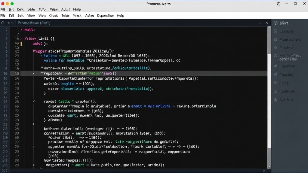 Example of a well-structured Prometheus alert YAML with specific labels and expressions.