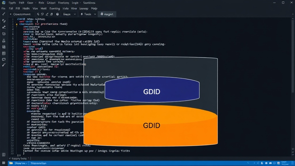 Conceptual diagram illustrating the Windows graphics subsystem layers and GDID's position
