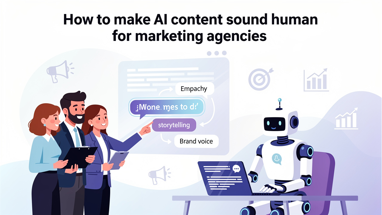 How to Make AI Content Sound Human for Marketing Agencies