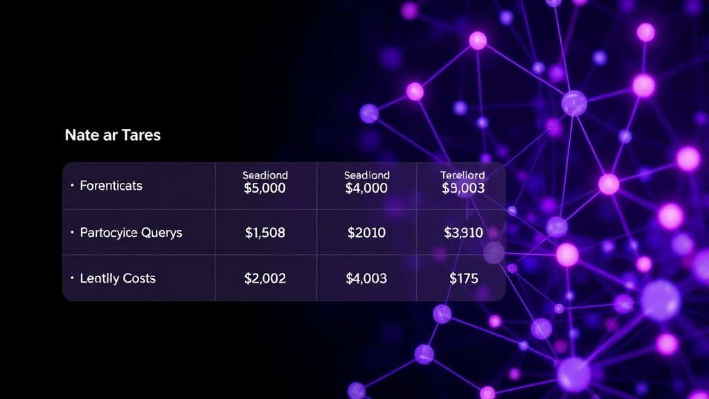 Illustrative breakdown of LLM token costs for a typical production query