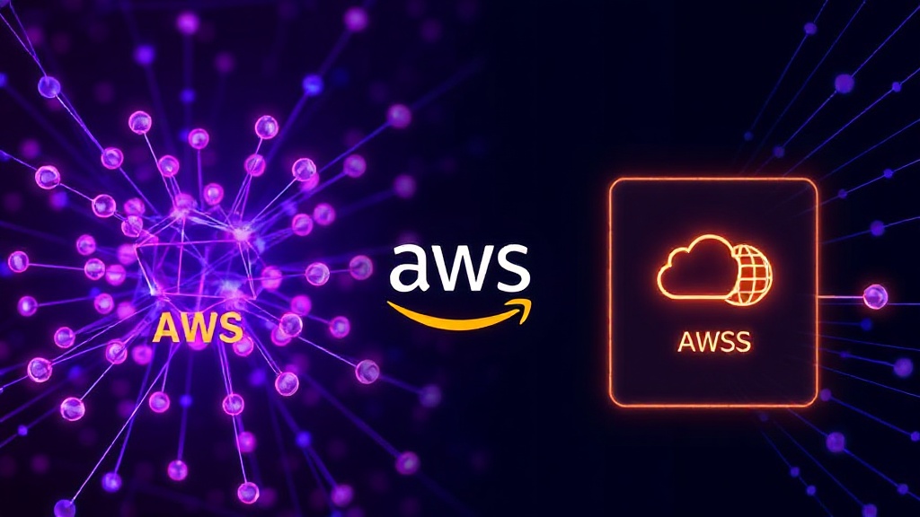 Diagram illustrating the shift from simplified AI agent interfaces to complex AWS environments
