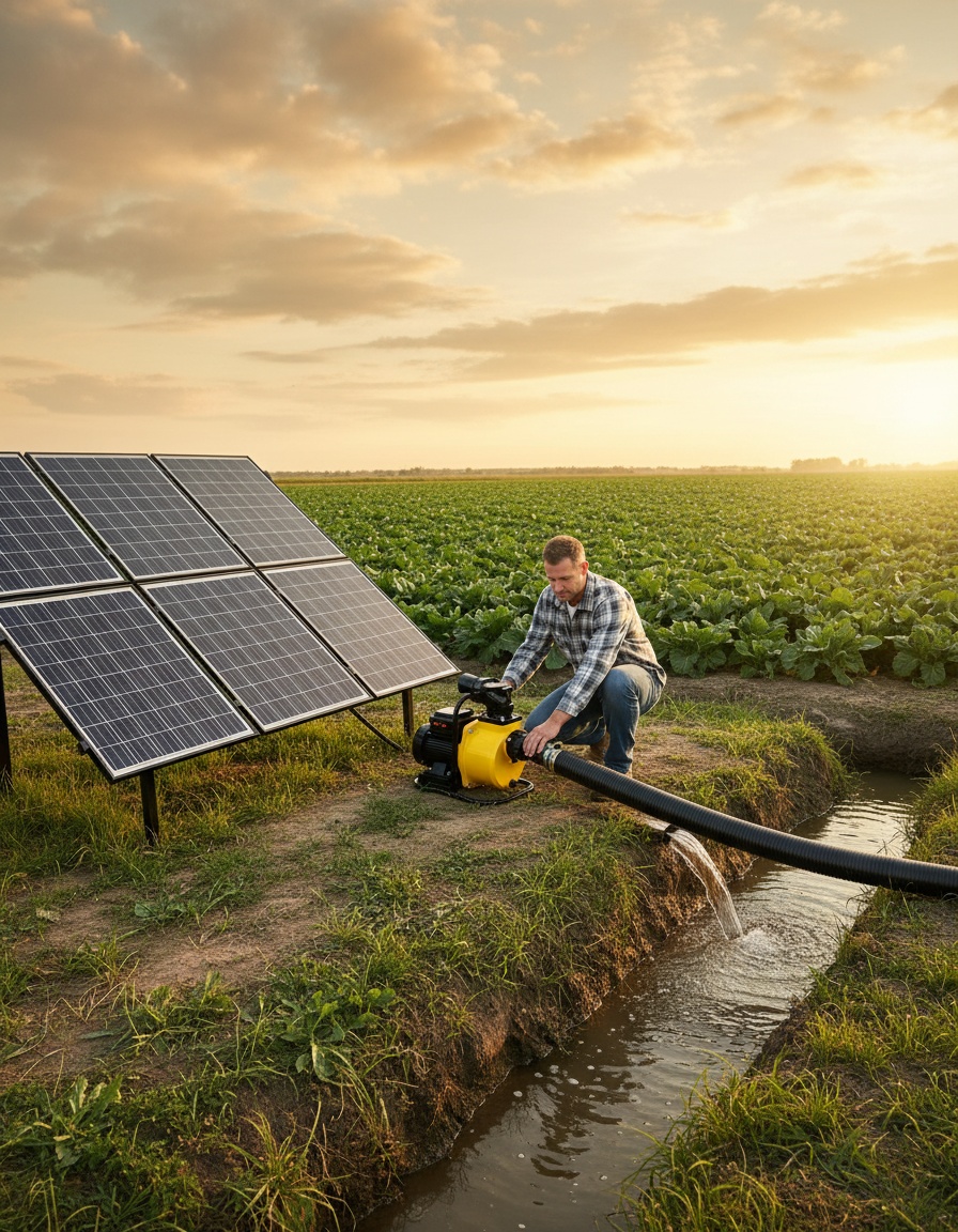 Nuevas Bomba Solar de Superficie de 750W para Aplicaciones Rurales