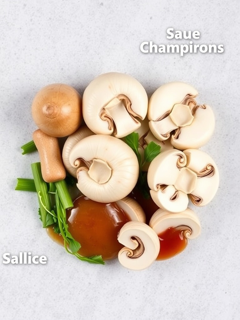 sauce champignon ingredients