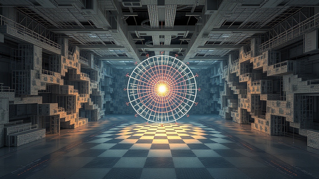 Diagram illustrating the concept of differentiable ray tracing in a complex environment.