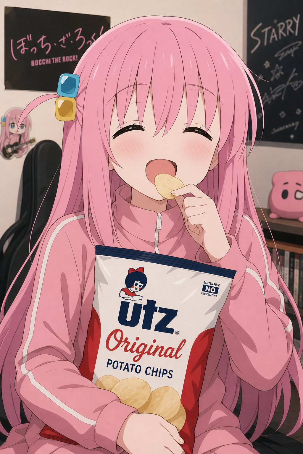hitori eating utz