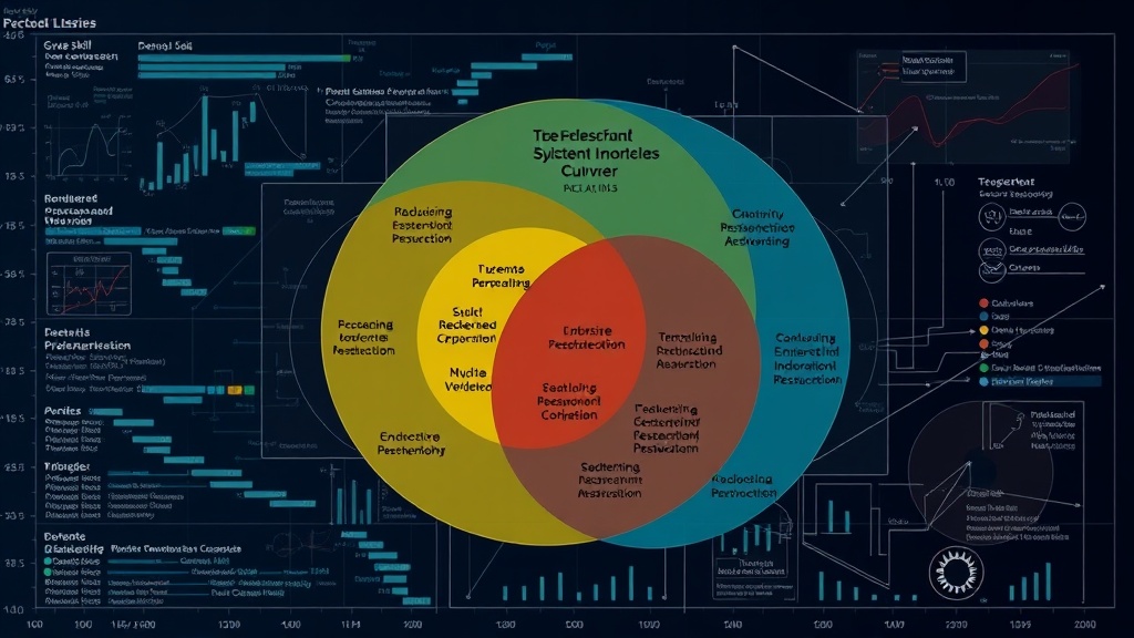 A complex Venn diagram illustrating the overlapping and distinct skill sets required for modern ML roles.