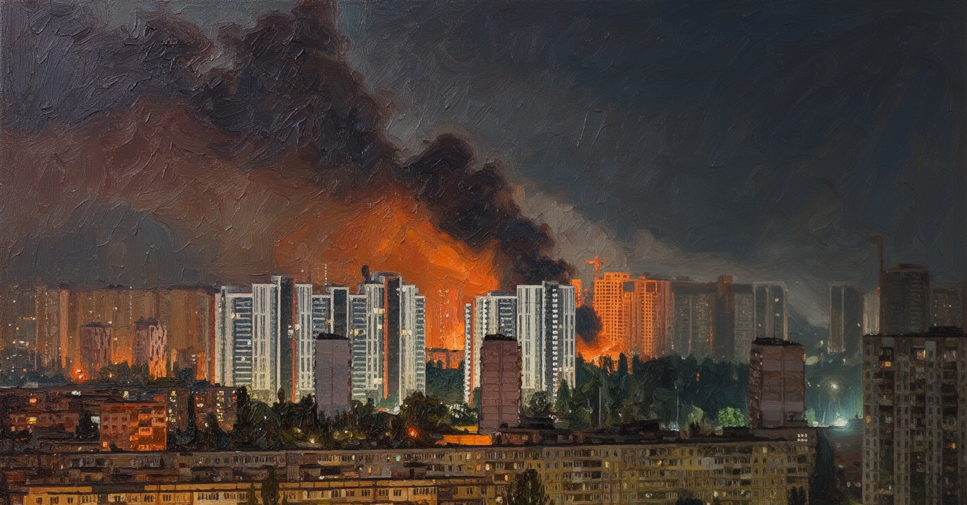 Russian Missiles Hit Kyiv for the Third Time This Week