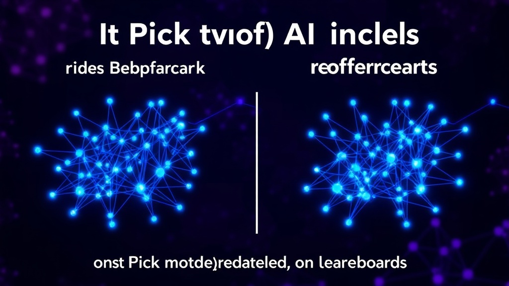 Diagram comparing ideal model performance on a benchmark vs. actual production performance
