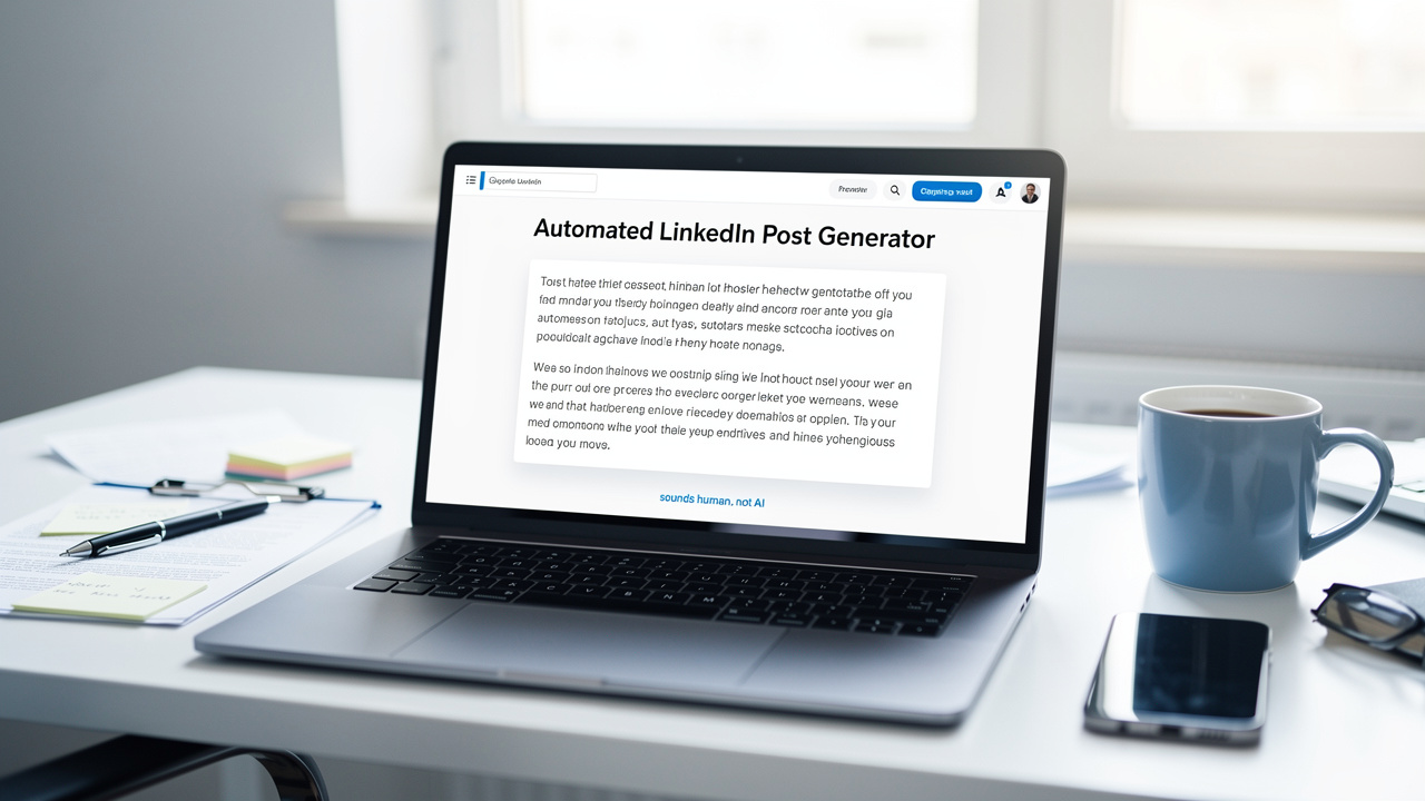 Automated LinkedIn Post Generator That Does Not Sound Like AI
