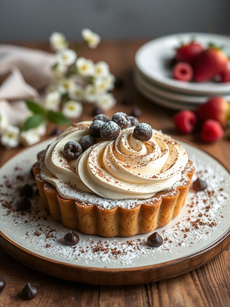 tarte chocolat poire