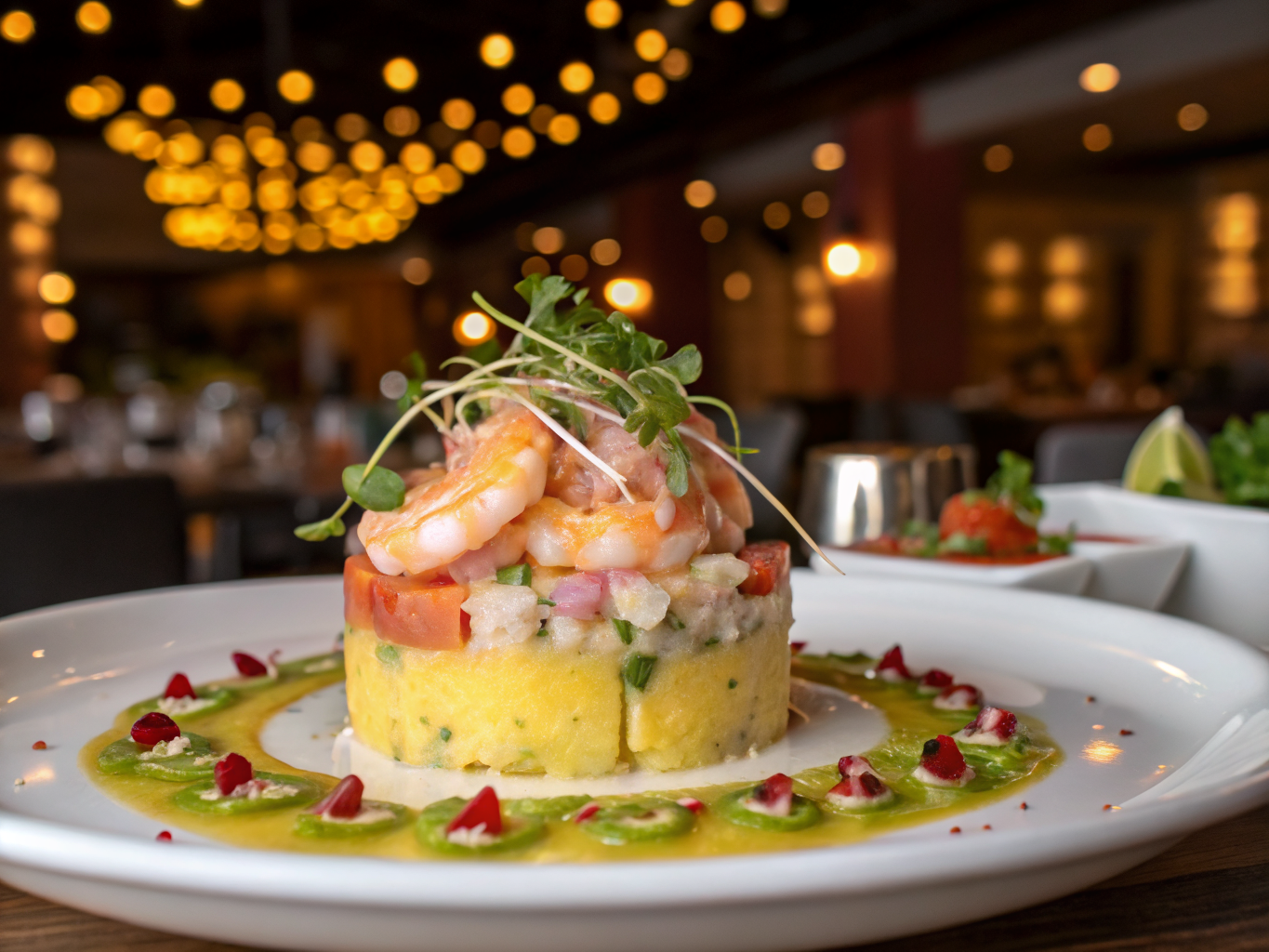 Causa Rellena de Ceviche Mixto