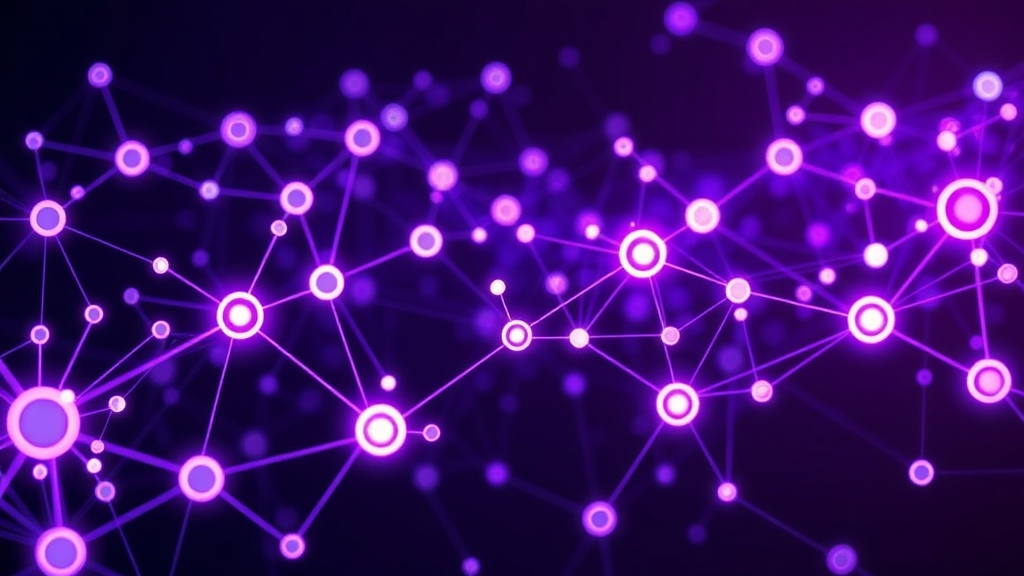 Conceptual illustration of AI agents interacting with various decentralized finance protocols.