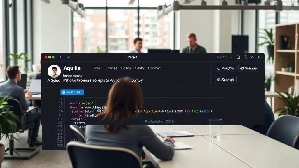 Aquilia GitHub repository showing project structure and recent commits