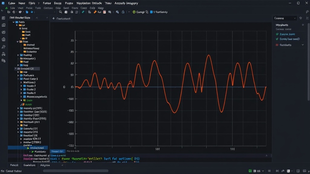 Simulation visualizing power delivery network impedance across relevant frequencies