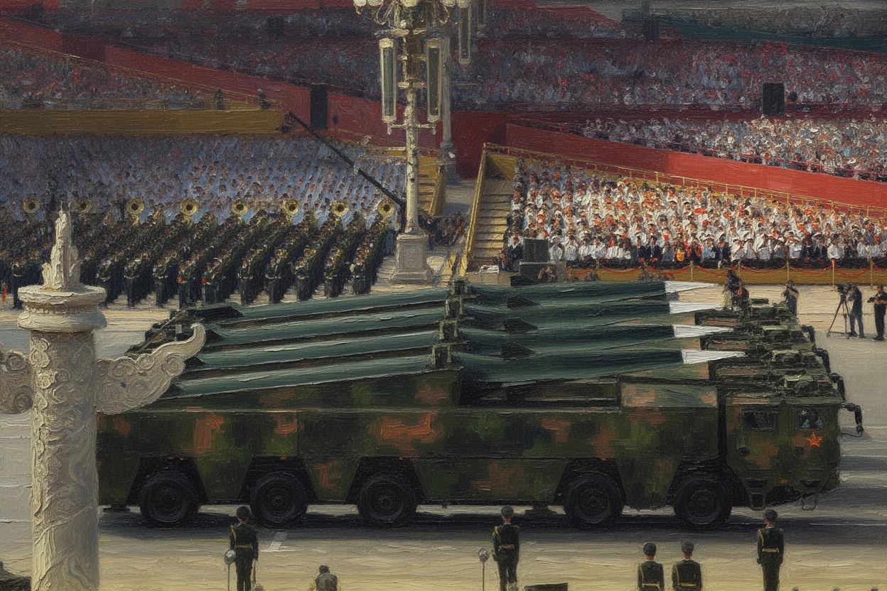 China Displays DF-17 Missile as Show of Military Might
