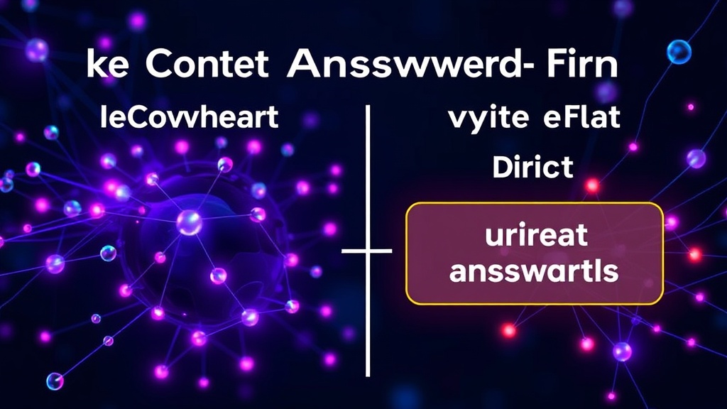 An illustration comparing buried answers versus direct, upfront answers in content structure.