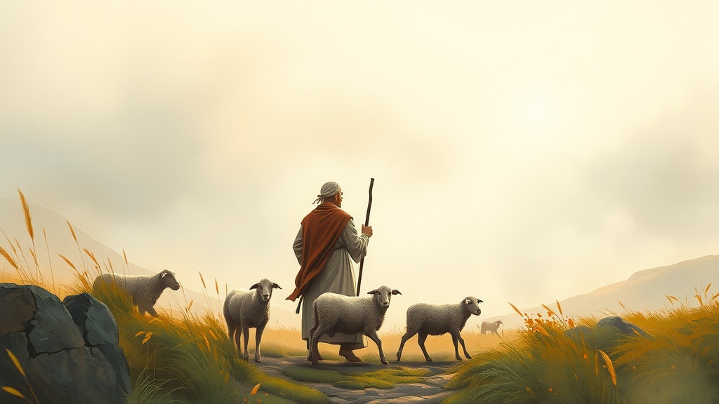 Salmo 23: O Bom Pastor Guia no Vale das Sombras