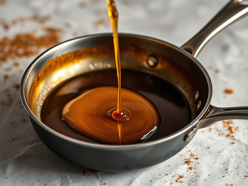 Deglazing Pan Drippings into Gold