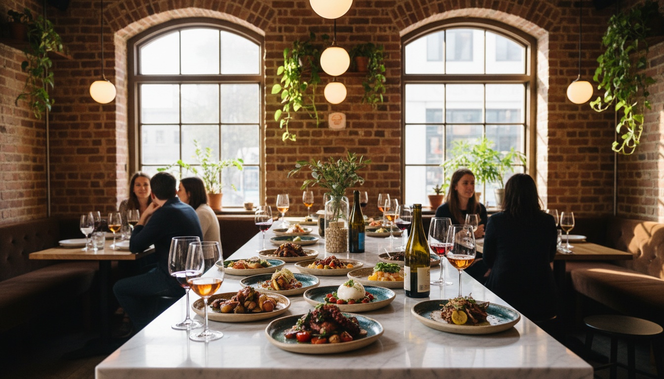 Ambiance néo-bistro décontractée à Montréal