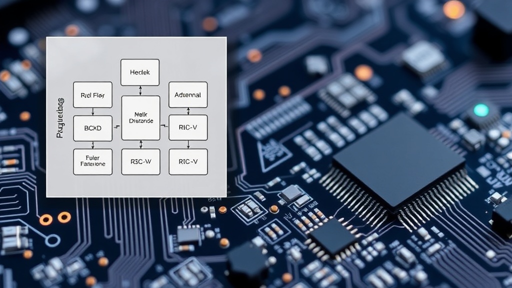 Block diagram of a customizable RISC-V System-on-Chip architecture