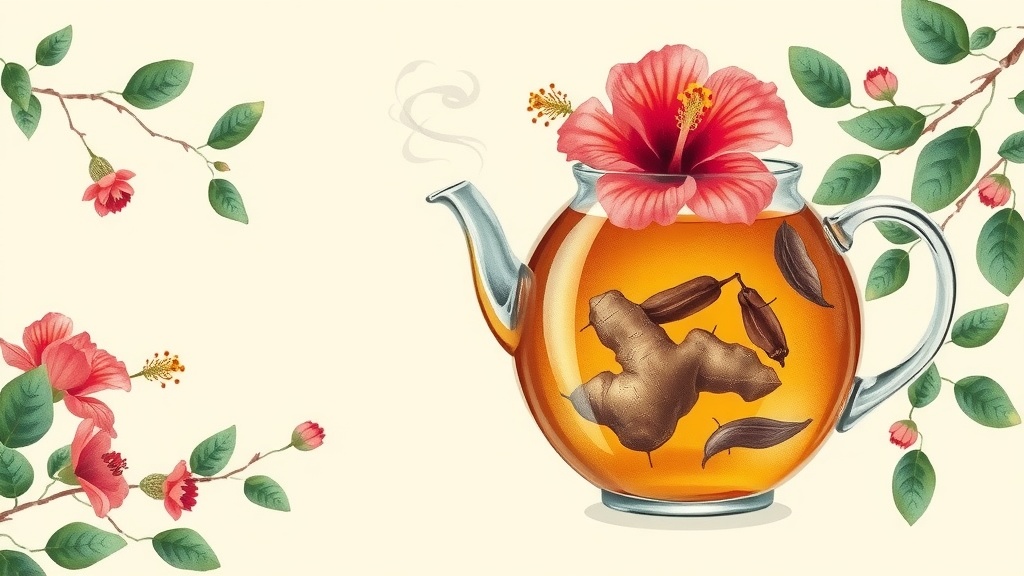 Chá de Hibisco e Gengibre: Receita Caseira Passo a Passo