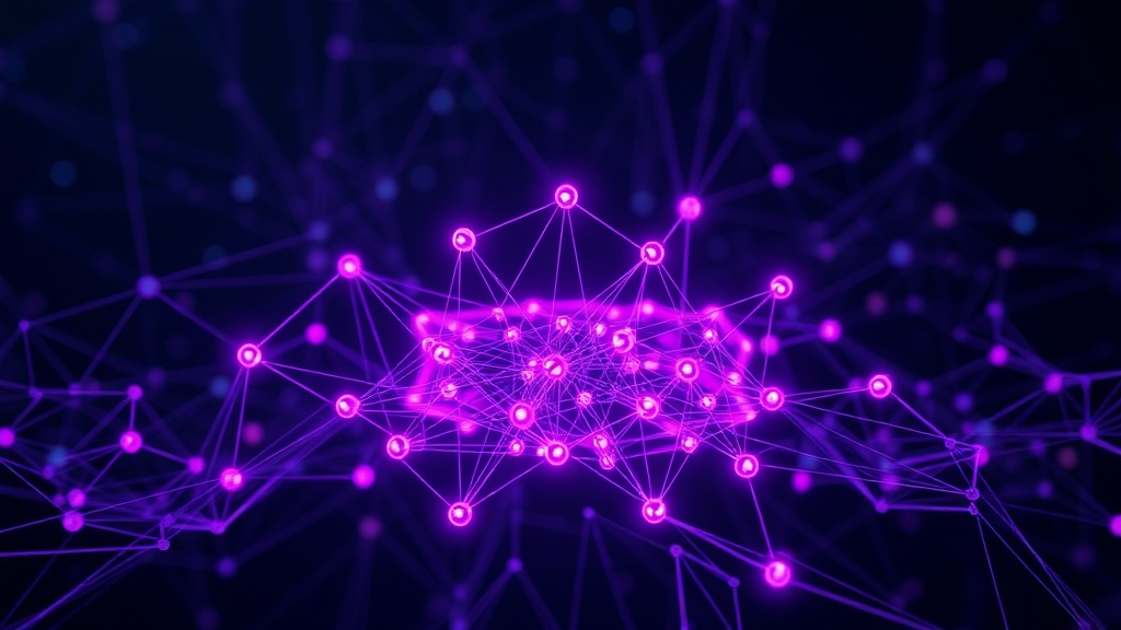 Diagram illustrating the interconnected layers of a neural network