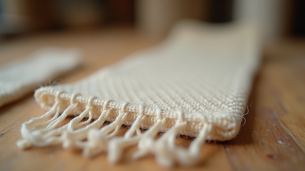 Close-up of bamboo sock fabric weave showing softness and density