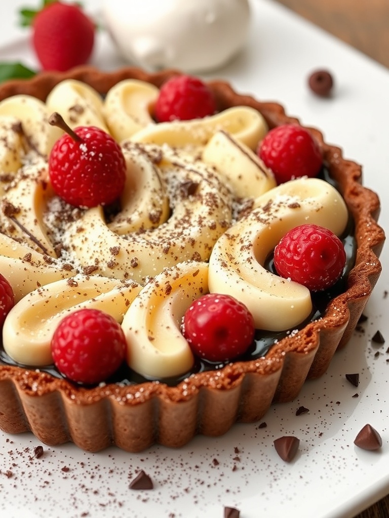 tarte poire chocolat
