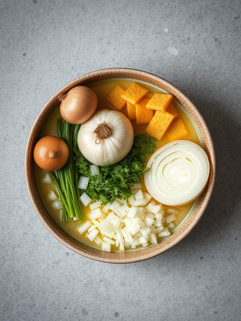 soupe à l oignon ingredients