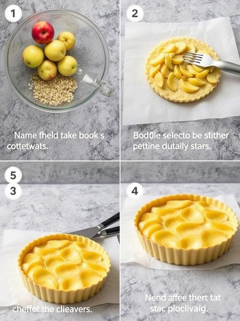 clafoutis aux pommes preparation