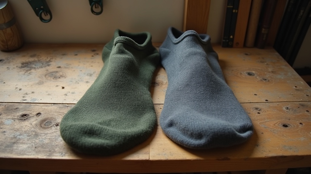 Lightweight vs medium weight merino work socks comparison